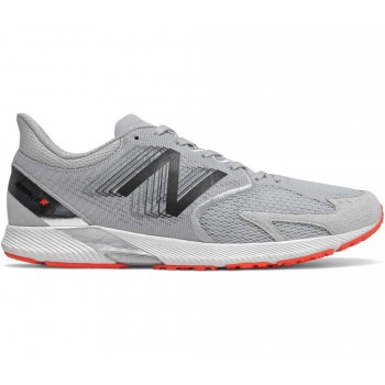 CHAUSSURES NEW BALANCE HANZO V3 LIGHT GREY/RED POUR HOMMES