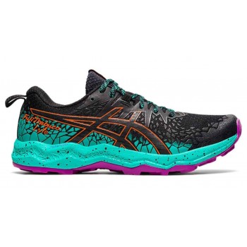 ASICS GEL FUJITRABUCO LYTE BLACK/BALTIC JEWEL FOR WOMEN'S