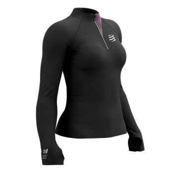 T-SHIRT MANCHES LONGUES COMPRESSPORT WINTER TRAIL POSTURAL POUR FEMMES