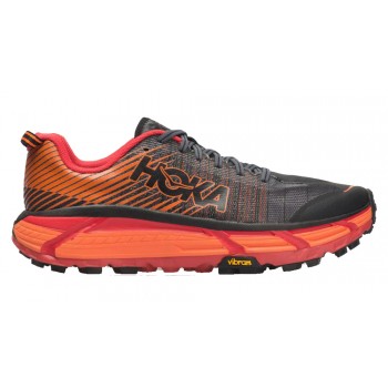 HOKA ONE ONE MAFATE EVO 2 BLACK/POPPY RED FOR WOMEN'S