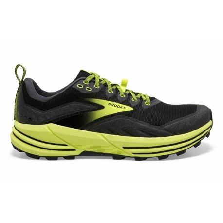 BROOKS CASCADIA 16 BLACK/EBONY/NIGHTLIFE FOR MEN'S