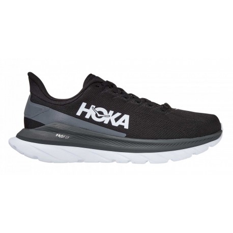 HOKA ONE ONE MACH 4 BLACK/DARK SHADOW FOR WOMEN'S