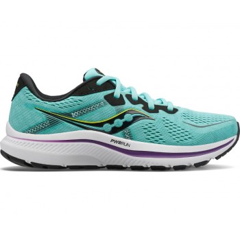 SAUCONY OMNI 20 COOL MINT/ACID FOR WOMEN'S