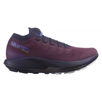 SALOMON PULSAR TRAIL PRO GRAPE WINE/NIGHT SKY/LUNAR ROCK FOR WOMEN'S
