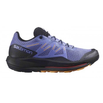 SALOMON PULSAR TRAIL VELVET MORNING/BLACK/BLAZING ORANGE FOR WOMEN'S