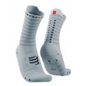 COMPRESSPORT PRO RACING ULTRA LIGHT SOCKS V4 HC WHITE/ALLOY UNISEX