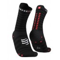 CHAUSSETTES COMPRESSPORT PRO RACING ULTRA LIGHT V4 HC BLACK/RED UNISEXE
