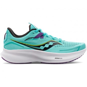 SAUCONY RIDE 15 COOL MINT/ACID FOR WOMEN'S