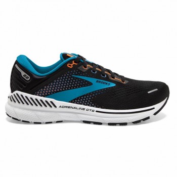 CHAUSSURES BROOKS ADRENALINE GTS 22 BLACK/BLUE/ORANGE POUR HOMMES