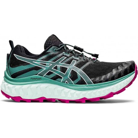 CHAUSSURES ASICS GEL TRABUCO MAX BLACK/SOOTHING SEA POUR FEMMES