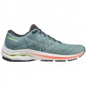 MIZUNO WAVE INSPIRE 18 SMOKE BLUE/WHITE/NEO FLAME FOR MEN'S
