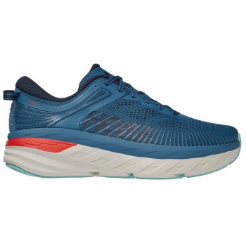 CHAUSSURES HOKA ONE ONE BONDI 7 REAL TEAL/OUTER SPACE POUR HOMMES