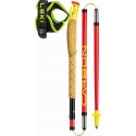 LEKI ULTRATRAIL FX ONE POLES BRIGHT RED/BLACK/NEON YELLOW