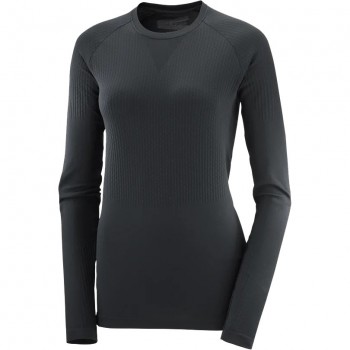 SALOMON SENSE AERO SEAMLESS LS TEE FOR WOMEN'S