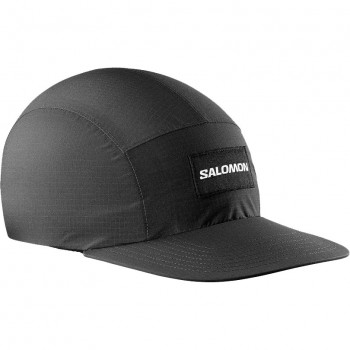 CASQUETTE SALOMON BONATTI WP FIVE PANEL DEEP BLACK