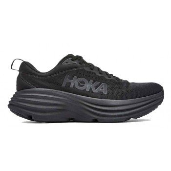 HOKA ONE ONE BONDI 8 WIDE BLACK/BLACK FOR WOMEN'S