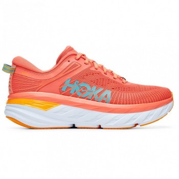 CHAUSSURES HOKA ONE ONE BONDI 7 CAMELLIA/COASTAL SHADE POUR FEMMES