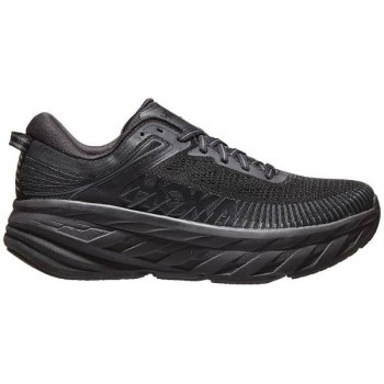 CHAUSSURES HOKA ONE ONE BONDI 7 BLACK/BLACK POUR HOMMES