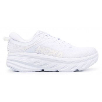HOKA ONE ONE BONDI 7 WHITE/WHITE FOR WOMEN'S