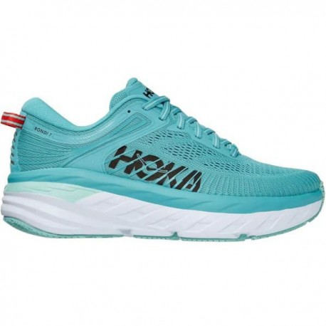 HOKA ONE ONE BONDI 7 AQUARELLE/EGGSHELL BLUE FOR WOMEN'S