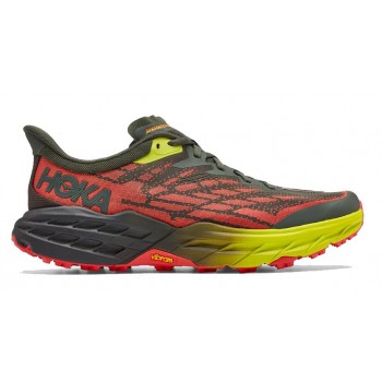 CHAUSSURES HOKA ONE ONE SPEEDGOAT 5 THYME/FIESTA POUR HOMMES