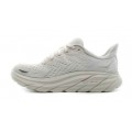 HOKA ONE ONE CLIFTON 8 WHITE/WHITE FOR WOMEN'S
