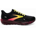 BROOKS LAUNCH 9 BLACK/PINK/YELLOW FOR MEN'S