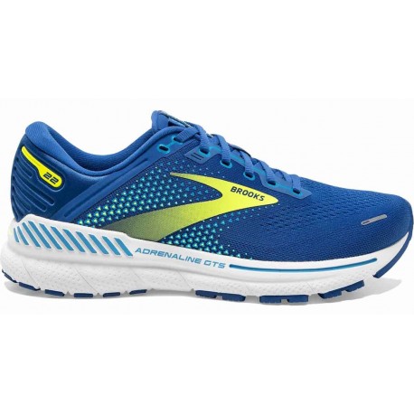 BROOKS ADRENALINE GTS 22 BLUE/NIGHTLIFE/WHITE FOR MEN'S