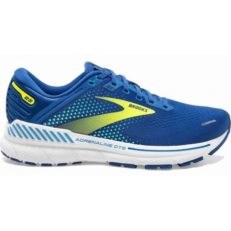 CHAUSSURES BROOKS ADRENALINE GTS 22 BLUE/NIGHTLIFE/WHITE POUR HOMMES