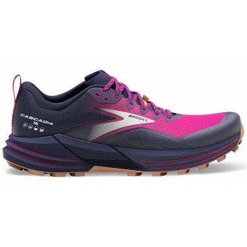 BROOKS CASCADIA 16 PEACOT/PINK/BISCUIT FOR WOMEN'S