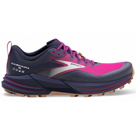 CHAUSSURES BROOKS CASCADIA 16 PEACOT/PINK/BISCUIT POUR FEMMES