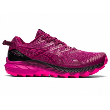 CHAUSSURES ASICS GEL TRABUCO 10 DRIED BERRY/FUCHSIA RED POUR FEMMES