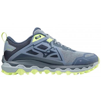 CHAUSSURES MIZUNO WAVE MUJIN 8 TROPOSPHERE/WHITE/NEO LIME POUR FEMMES