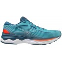 CHAUSSURES MIZUNO WAVE SKYRISE 4 BLUE ASHES/NIMBUS CLOUD/SOLEIL POUR HOMMES