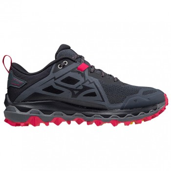 CHAUSSURES MIZUNO WAVE MUJIN 8 TURBULANCE/OBSIDIAN/RED POUR FEMMES