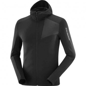 SALOMON ESSENTIAL LIGHTWARM HOODED MIDLAYER FOR MEN'S