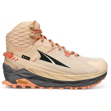 ALTRA OLYMPUS 5 HIKE MID GTX SAND FOR WOMEN'S