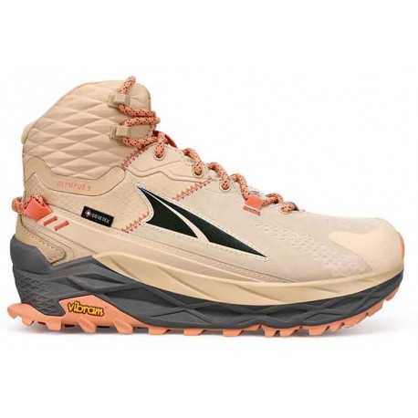 CHAUSSURES ALTRA OLYMPUS 5 HIKE MID GTX SAND POUR FEMMES