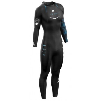 ZEROD ARCHI WETSUIT BLACK/BLUE FOR MEN'S