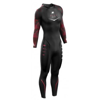 COMBINAISON ZEROD FLEX MAX BLACK/RED POUR HOMMES