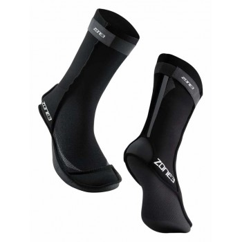 CHAUSSONS NEOPRENE ZONE3 BLACK/SILVER UNISEXE