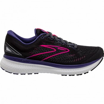 BROOKS GLYCERIN 19 BLACK/EBONY/PINK FOR WOMEN'S