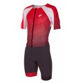 ZEROD TT RACER TRISUIT SS GREY/RED FOR MEN'S