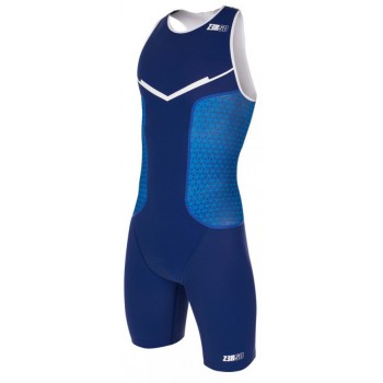 ZEROD RACER TRISUIT BLUE/WHITE FOR MEN'S