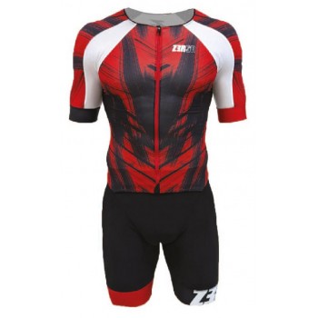 ZEROD TT RACER TRISUIT SS RED VIVACITY FOR MEN'S