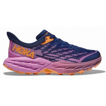 HOKA ONE ONE SPEEDGOAT 5 BELLWETHER BLUE/CYCLAMEN FOR WOMEN'S