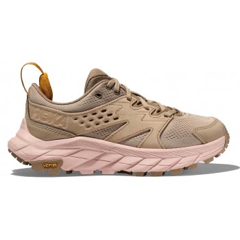 HOKA ONE ONE ANACAPA BREEZE LOW OXFORD TAN/PEACH WHIP FOR WOMEN'S