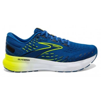 CHAUSSURES BROOKS GLYCERIN 20 BLUE/NIGHTLIFE/WHITE POUR HOMMES