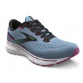 CHAUSSURES BROOKS GHOST 15 BLUE BELL/BLACK/PINK POUR FEMMES