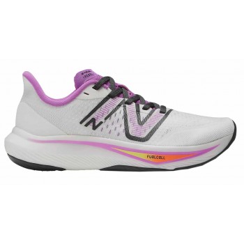 NEW BALANCE FUELCELL REBEL V3 WHITE/PINK FOR WOMEN'S